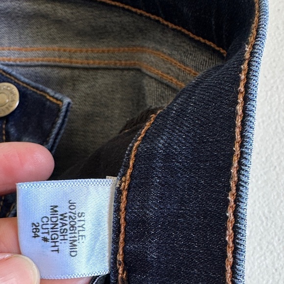 Veronica Beard High Rise Dark Blue Jeans - Picture 7 of 9